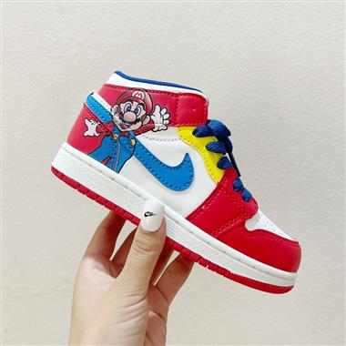 Nike  AJ1聯名魔術貼童鞋