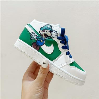 Nike  AJ1聯名魔術貼童鞋