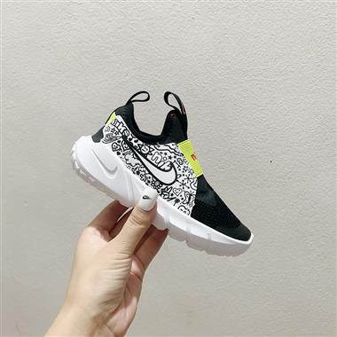 Nike 赤足一腳蹬兒童跑步鞋