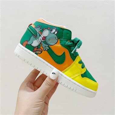 Nike  AJ1聯名魔術貼童鞋