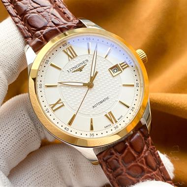 LONGINES    2024新款時尚休閒手錶 尺寸：40MM