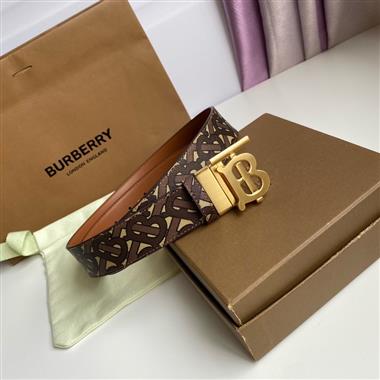 BURBERRY   2024新款時尚皮帶  3.5CM