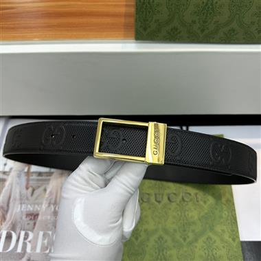 GUCCI  2024新款時尚皮帶   3.5CM