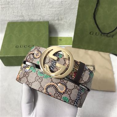 GUCCI  2024新款時尚皮帶   3.8CM