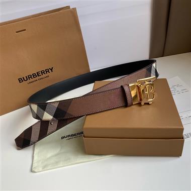 BURBERRY   2024新款時尚皮帶   3.5CM