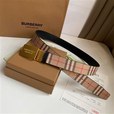 BURBERRY   2024新款時尚皮帶   3.5CM