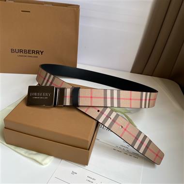 BURBERRY   2024新款時尚皮帶   3.5CM