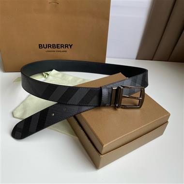 BURBERRY   2024新款時尚皮帶   3.4CM