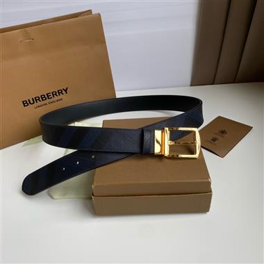 BURBERRY   2024新款時尚皮帶   3.4CM