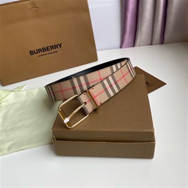 BURBERRY   2024新款時尚皮帶  3.5CM