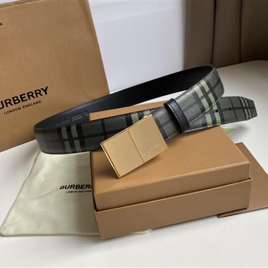 BURBERRY   2024新款時尚皮帶  3.5CM