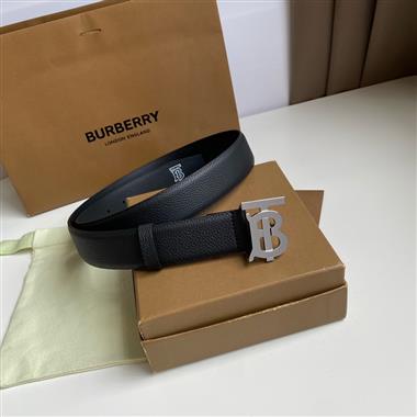 BURBERRY   2024新款時尚皮帶   3.5CM