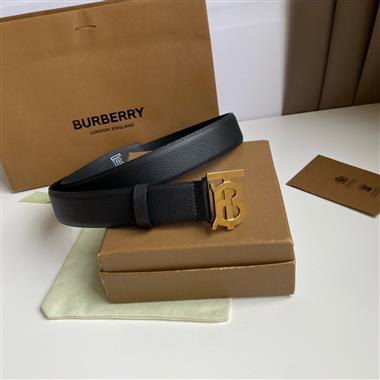 BURBERRY   2024新款時尚皮帶   3.5CM