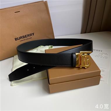 BURBERRY   2024新款時尚皮帶  4.0CM