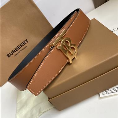 BURBERRY   2024新款時尚皮帶  4.0CM