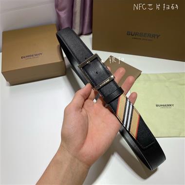 BURBERRY   2024新款時尚皮帶  3.5CM