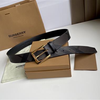 BURBERRY   2024新款時尚皮帶  3.5CM