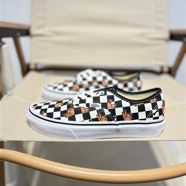 Vans Wallpaper Authentic 墻紙系列印花休閑帆布鞋 