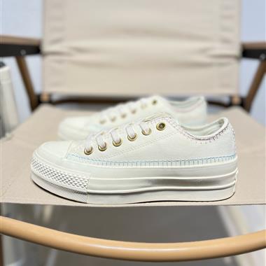 Converse Chuck Taylor All Star Lift OX"White/Blue/Daisy"