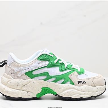 FILA 斐樂 FERN老爹鞋反光休閑鞋