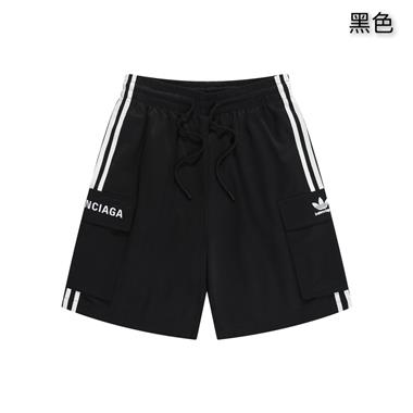 Balenciaga x Adidas 2024夏季新款休閒短褲 尺寸偏大