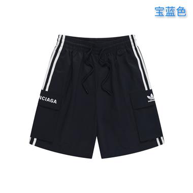 Balenciaga x Adidas 2024夏季新款休閒短褲 尺寸偏大