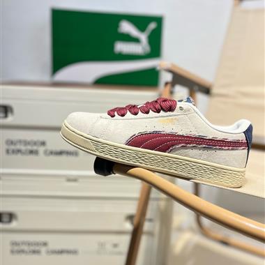 PUMA Suede Platform 麂皮拼接彪馬板鞋