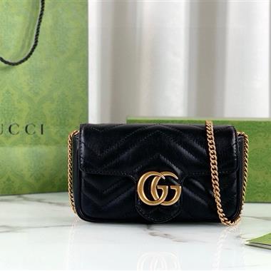 GUCCI   2024新款女生時尚休閒包 尺寸：16.5*10*4.5CM