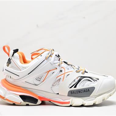 Balenciaga Sneaker Tess s.Gomma MAILLE WHITE/ORANGE  3.0