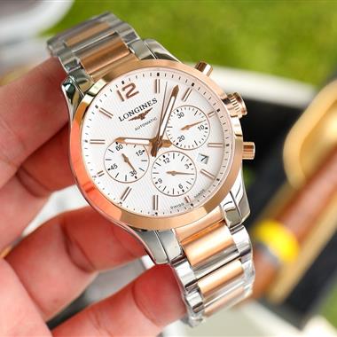 LONGINES   2024新款時尚休閒手錶 尺寸：42MM