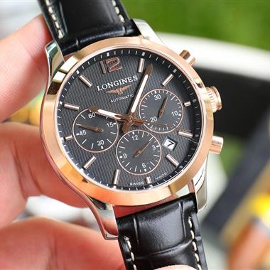 LONGINES   2024新款時尚休閒手錶 尺寸：42MM