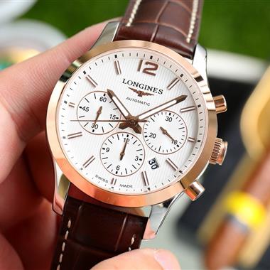 LONGINES   2024新款時尚休閒手錶 尺寸：42MM