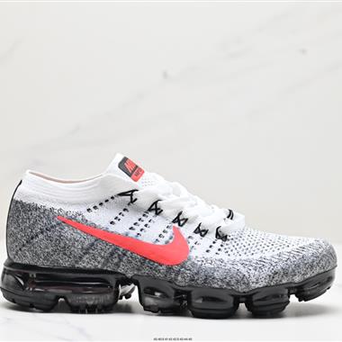 Nike Air Vapormax Flyknit 1.0」Triple Black「初代全掌大氣墊飛織低幫百搭休閑運動慢跑鞋