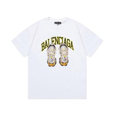 Balenciaga   2024夏季新款短袖T恤  歐版尺寸偏大