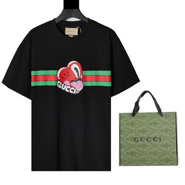 GUCCI   2024夏季新款短袖T恤  歐版尺寸偏大