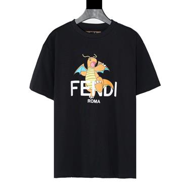 FENDI   2024夏季新款短袖T恤  歐版尺寸偏大