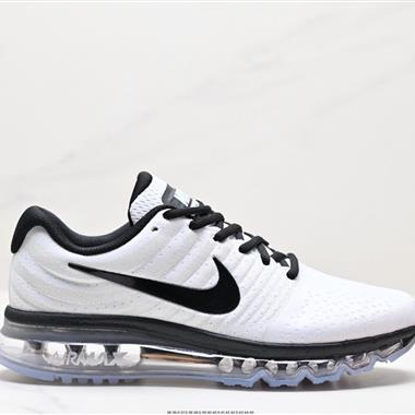 Nike Air Max 2017 」Black/White「網面全掌氣墊休閑運動百搭慢跑鞋