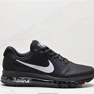 Nike Air Max 2017 」Black/White「網面全掌氣墊休閑運動百搭慢跑鞋