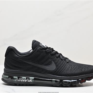 Nike Air Max 2017 」Black/White「網面全掌氣墊休閑運動百搭慢跑鞋