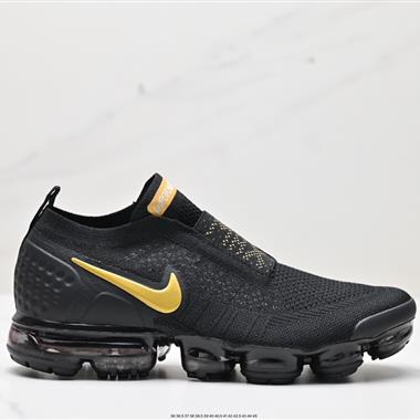 Nike Air Vapormax Flyknit 1.0」Triple Black「初代全掌大氣墊飛織低幫百搭休閑運動慢跑鞋