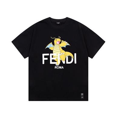 FENDI   2024夏季新款短袖T恤  歐版尺寸偏大