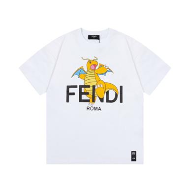 FENDI   2024夏季新款短袖T恤  歐版尺寸偏大