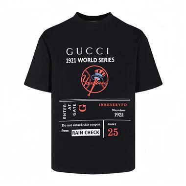 GUCCI   2024夏季新款短袖T恤 歐版尺寸偏大