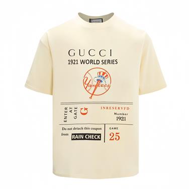 GUCCI   2024夏季新款短袖T恤 歐版尺寸偏大