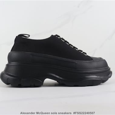 Alexander McQueen sole sneakers低幫時裝厚底休閑鞋