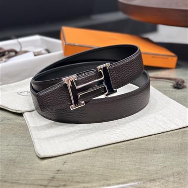 HERMES   2024新款時尚皮帶  3.2CM