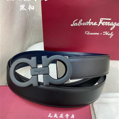 Ferragamo   2024新款時尚皮帶  3.5CM