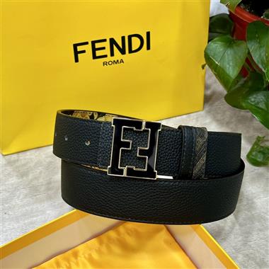 FENDI   2024新款時尚皮帶  4.0CM