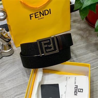 FENDI   2024新款時尚皮帶  5.0CM