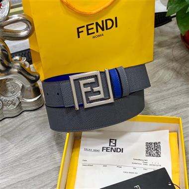 FENDI   2024新款時尚皮帶  4.0CM